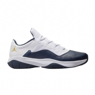 Air Jordan 11 cmft Alacsony Fehér Sötétkék Arany Férfi Cipő