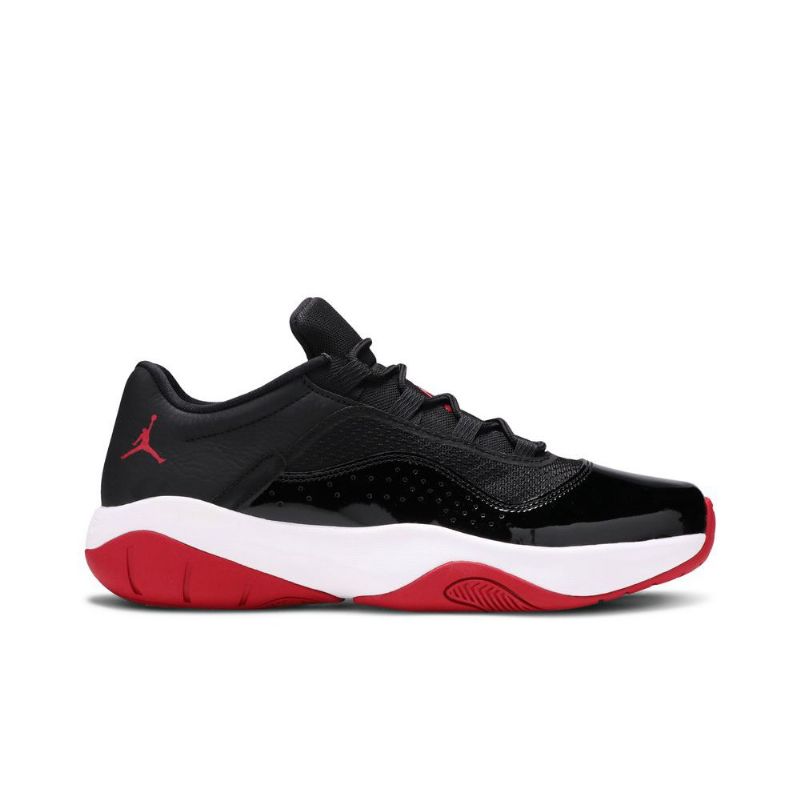 Air Jordan 11 cmft Alacsony Fekete Piros Fehér Férfi Cipő