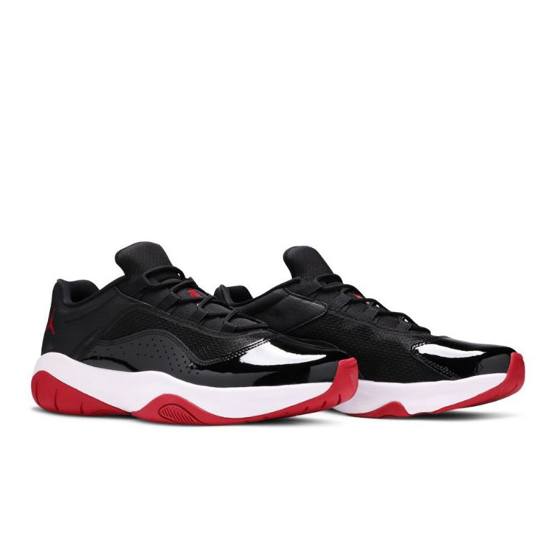 Air Jordan 11 cmft Alacsony Fekete Piros Fehér Férfi Cipő