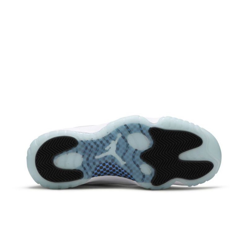 Air Jordan 11 Retro Alacsony Fehér Fekete Kék Férfi Cipő