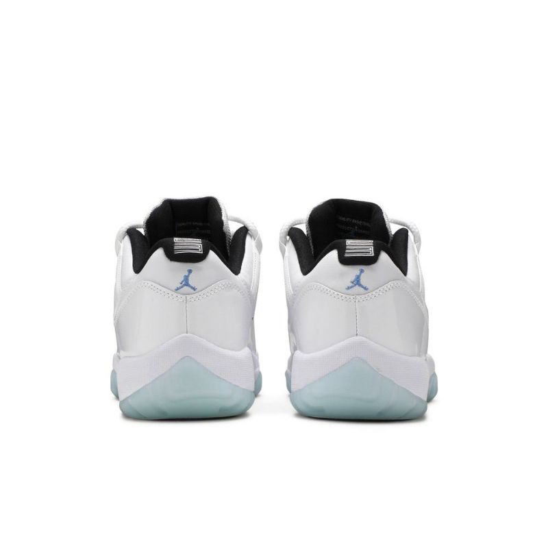 Air Jordan 11 Retro Alacsony Fehér Fekete Kék Férfi Cipő