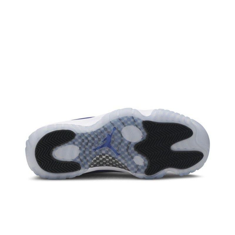 Air Jordan 11 Retro Alacsony Fehér Kék Fekete Női Cipő