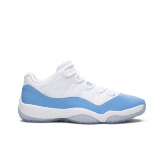 Air Jordan 11 Retro Alacsony Fehér Kék Férfi Cipő