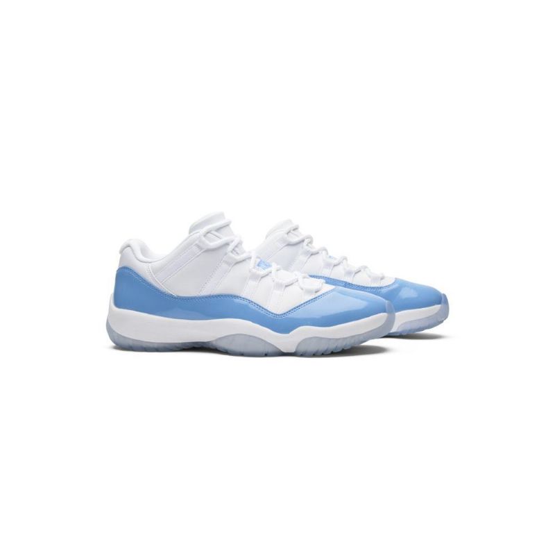 Air Jordan 11 Retro Alacsony Fehér Kék Férfi Cipő