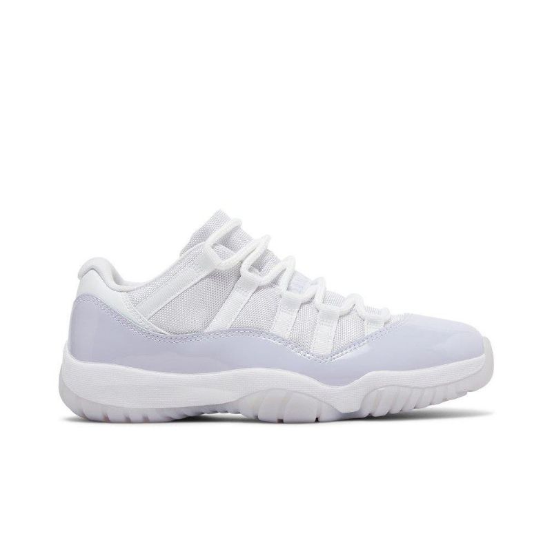 Air Jordan 11 Retro Alacsony Fehér Lila Női Cipő