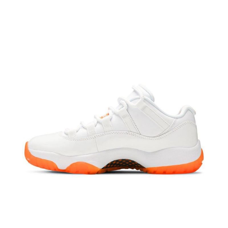 Air Jordan 11 Retro Alacsony Fehér Narancssárga Női Cipő