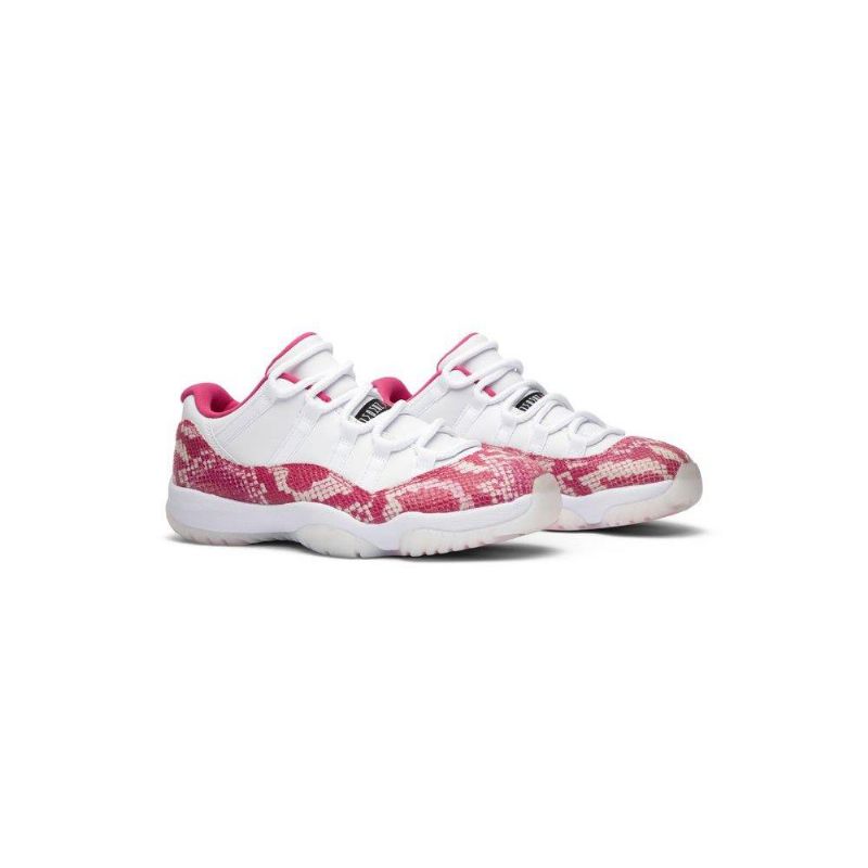Air Jordan 11 Retro Alacsony Fehér Rózsaszín Női Cipő