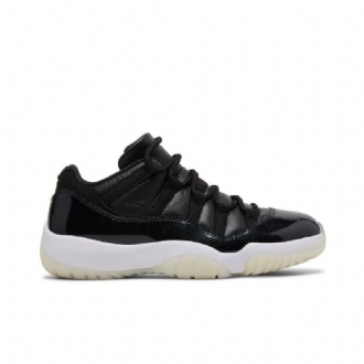 Air Jordan 11 Retro Alacsony Fekete Fehér Férfi Cipő