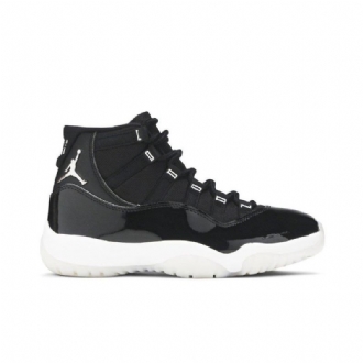 Air Jordan 11 Retro Fekete Ezüst Női Cipő