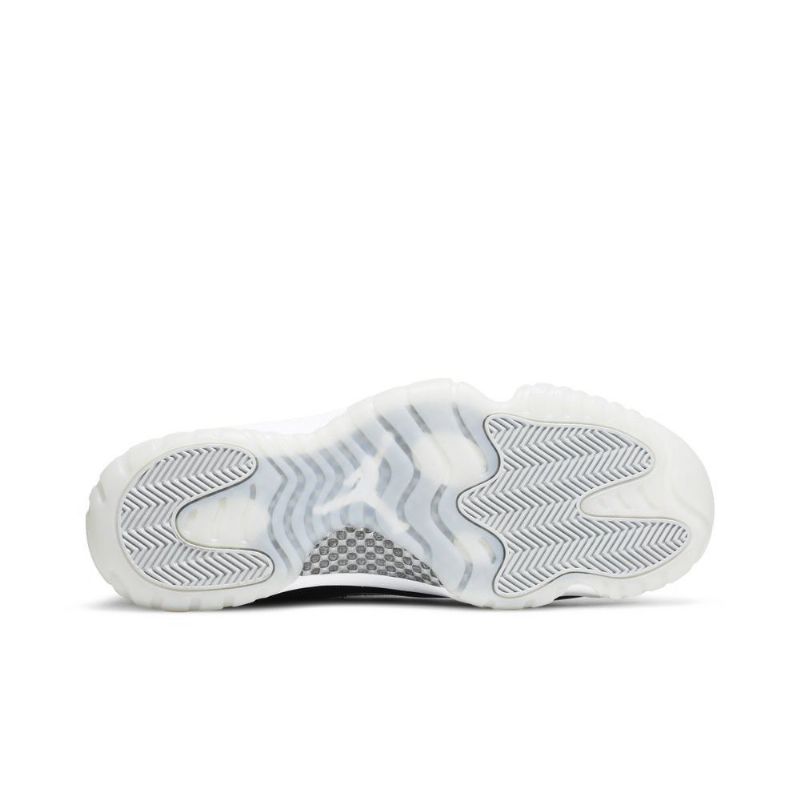 Air Jordan 11 Retro Fekete Fehér Ezüst Férfi Cipő