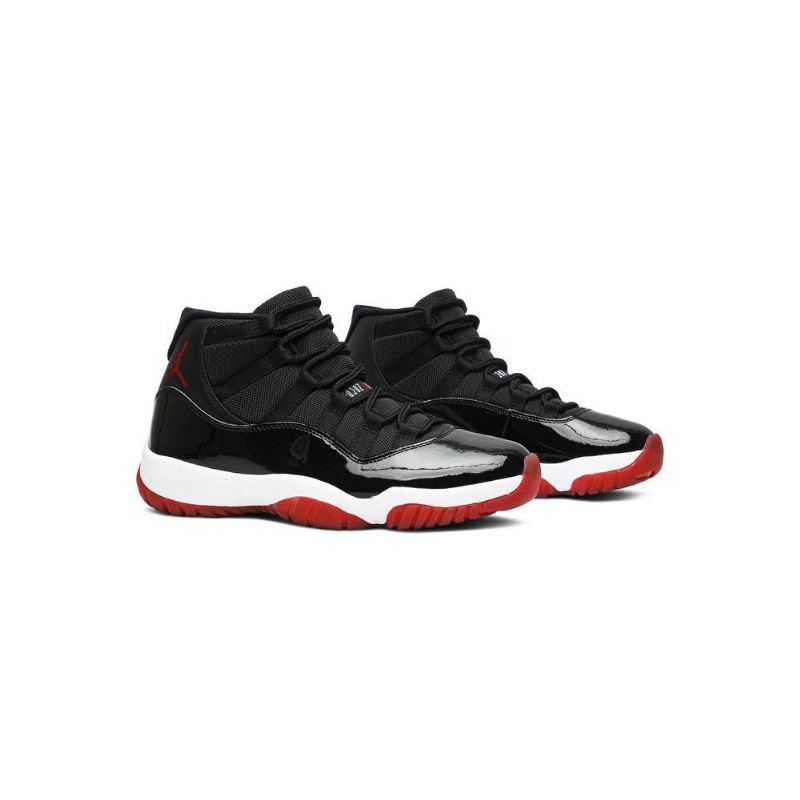 Air Jordan 11 Retro Fekete Piros Fehér Férfi Cipő
