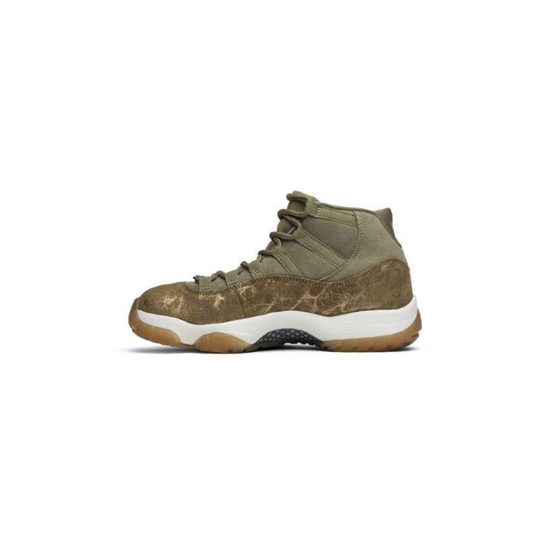 Air Jordan 11 Retro Olívazöld Barna Női Cipő