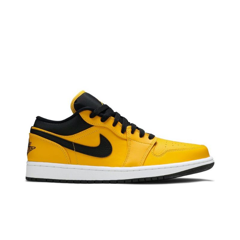 Air Jordan 1 Alacsony Arany Színű Fekete Fehér Férfi Cipő