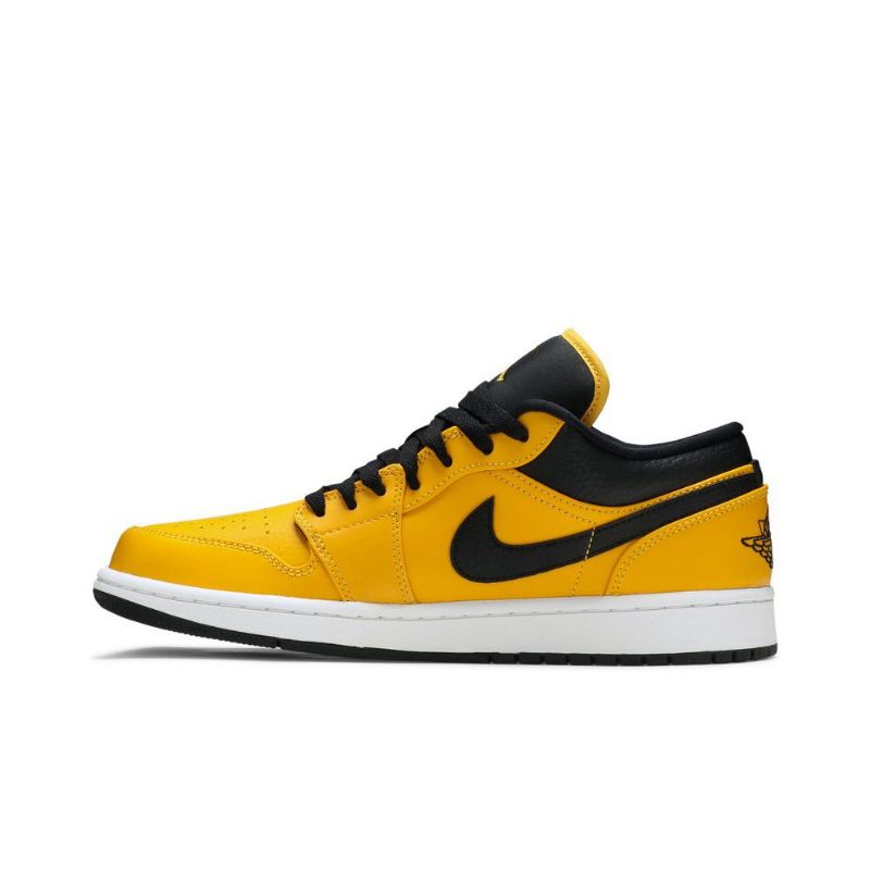 Air Jordan 1 Alacsony Arany Színű Fekete Fehér Férfi Cipő