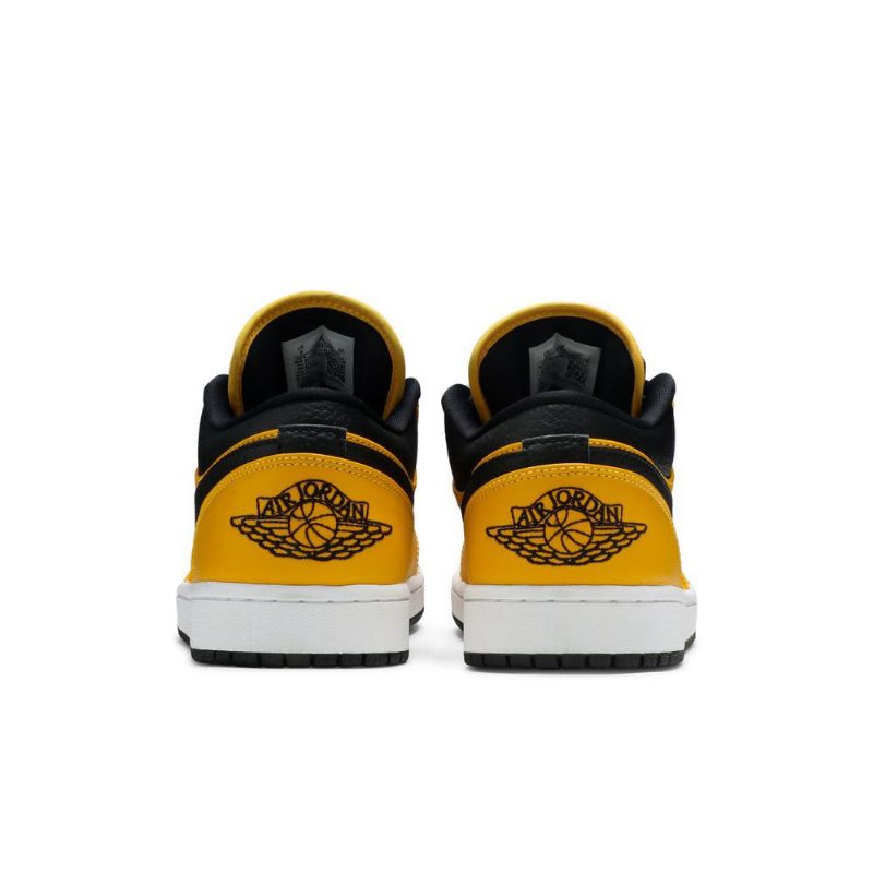 Air Jordan 1 Alacsony Arany Színű Fekete Fehér Férfi Cipő
