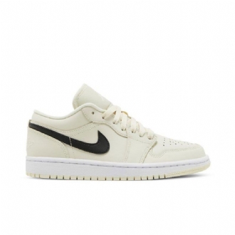 Air Jordan 1 Alacsony Bézs Fekete Női Cipő