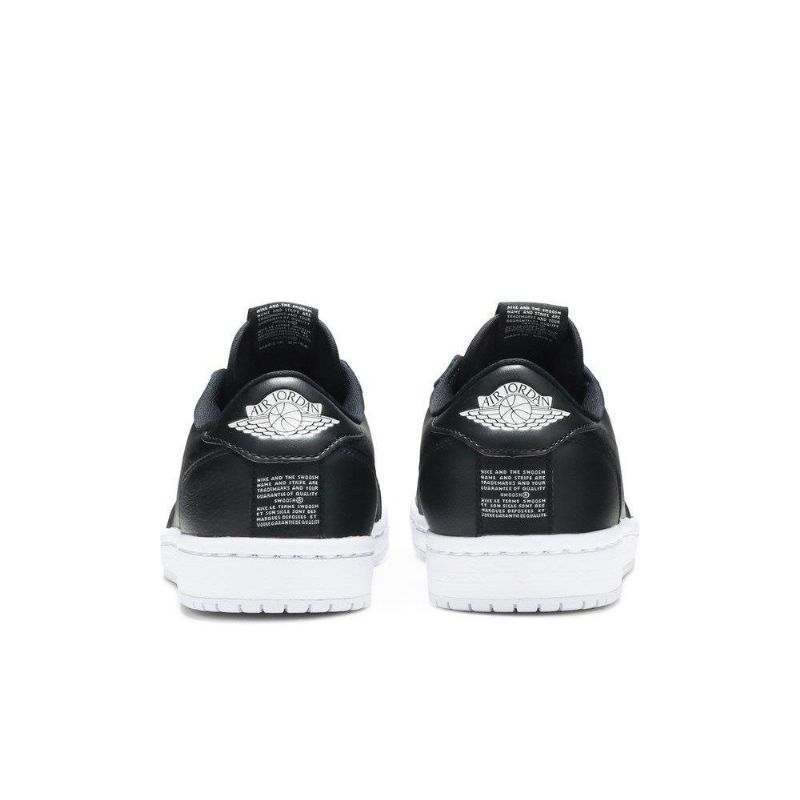 Air Jordan 1 Alacsony Csúszású Fekete Fehér Női Cipő
