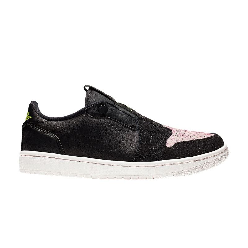 Air Jordan 1 Alacsony Csúszású Fekete Zöld Rózsaszín Piros Női Cipő