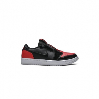 Air Jordan 1 Alacsony Csúszású Piros Fekete Női Cipő