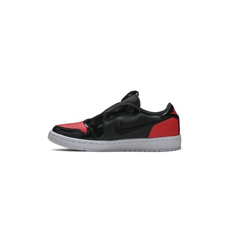 Air Jordan 1 Alacsony Csúszású Piros Fekete Női Cipő
