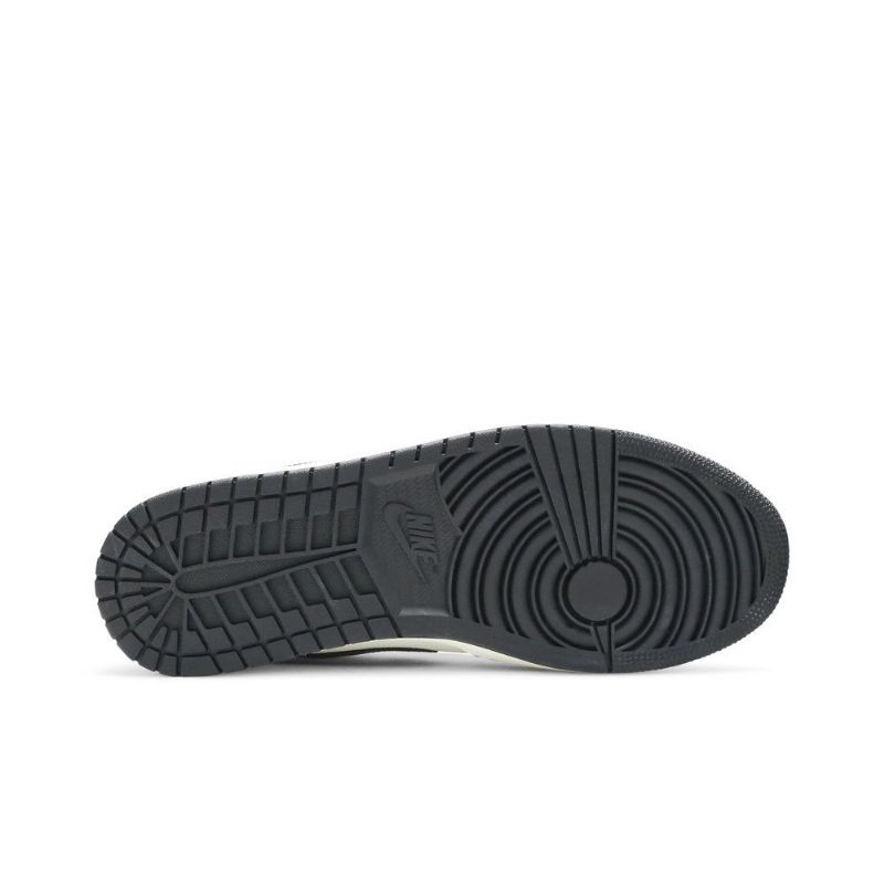 Air Jordan 1 Alacsony Fehér Fekete Férfi Cipő