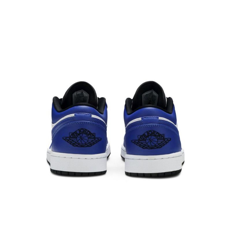 Air Jordan 1 Alacsony Fehér Kék Fekete Férfi Cipő