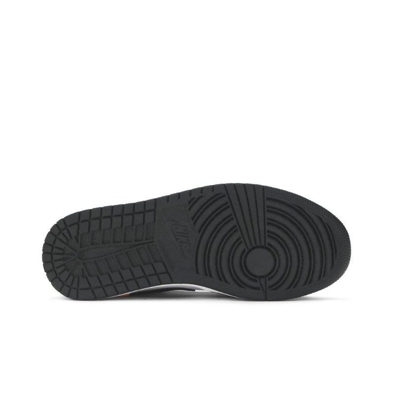 Air Jordan 1 Alacsony Fehér Kék Narancssárga Fekete Férfi Cipő