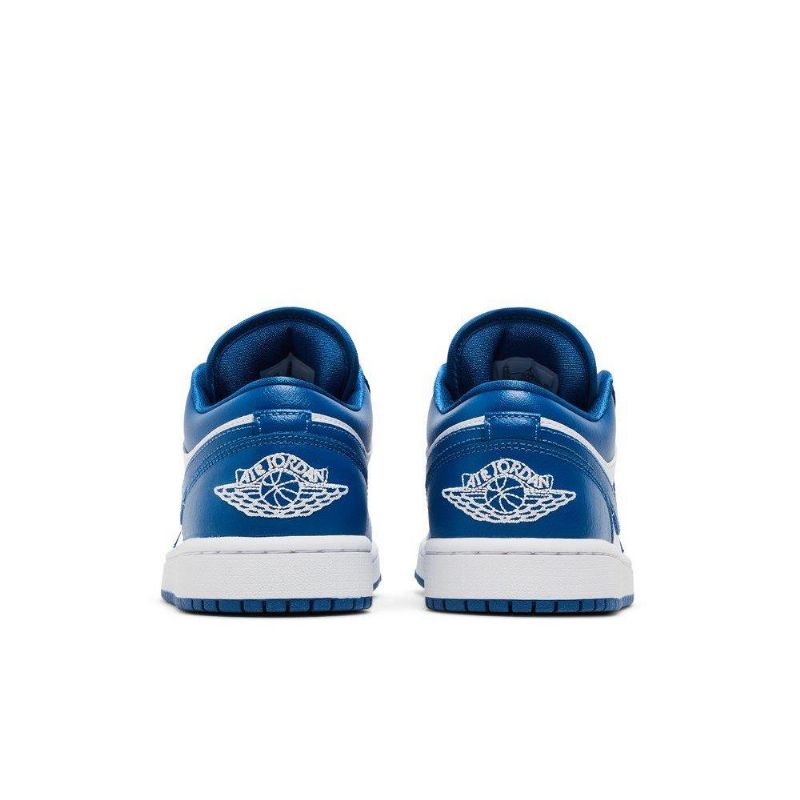 Air Jordan 1 Alacsony Fehér Kék Női Cipő