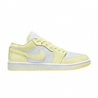Air Jordan 1 Alacsony Fehér Sárga Női Cipő