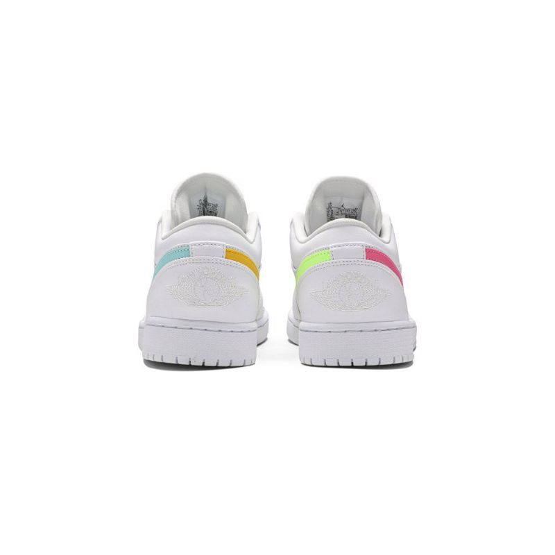 Air Jordan 1 Alacsony Fehér Többszínű Férfi Cipő