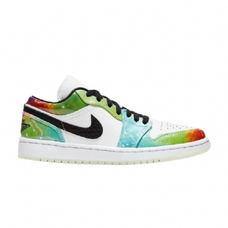 Air Jordan 1 Alacsony Fehér Többszínű Női Cipő