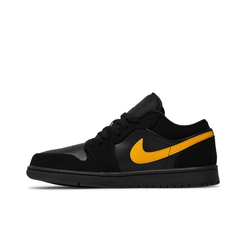 Air Jordan 1 Alacsony Fekete Arany Színű Férfi Cipő