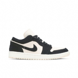 Air Jordan 1 Alacsony Fekete Bézs Női Cipő