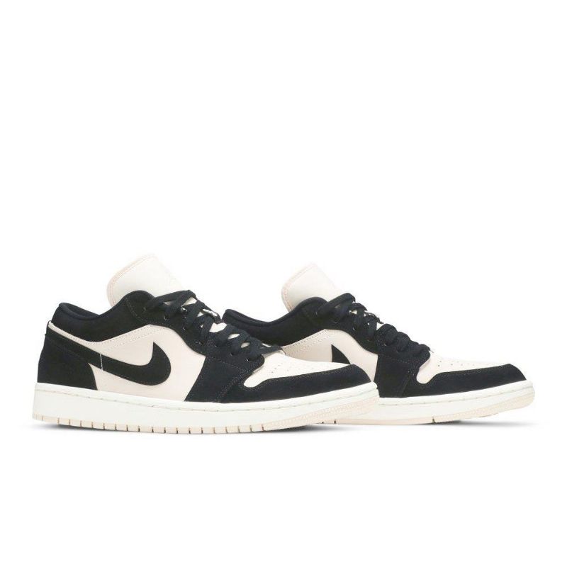 Air Jordan 1 Alacsony Fekete Bézs Női Cipő