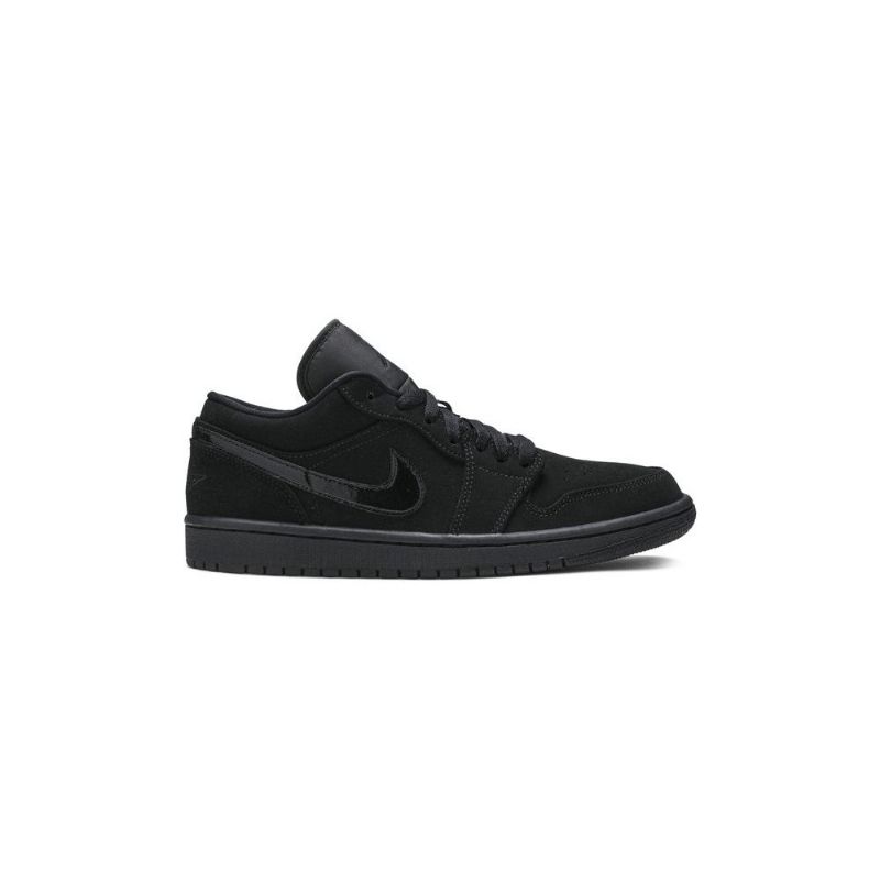 Air Jordan 1 Alacsony Fekete Cipő Férfi