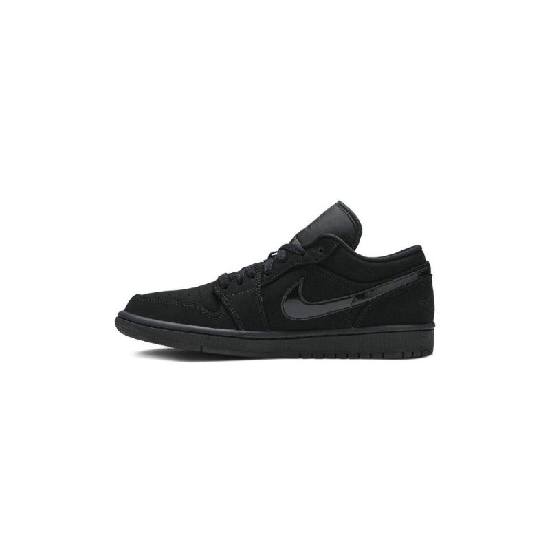 Air Jordan 1 Alacsony Fekete Cipő Férfi