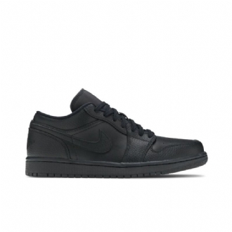 Air Jordan 1 Alacsony Fekete Cipő Férfi