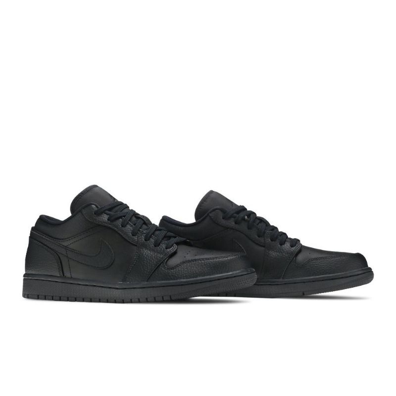 Air Jordan 1 Alacsony Fekete Cipő Férfi