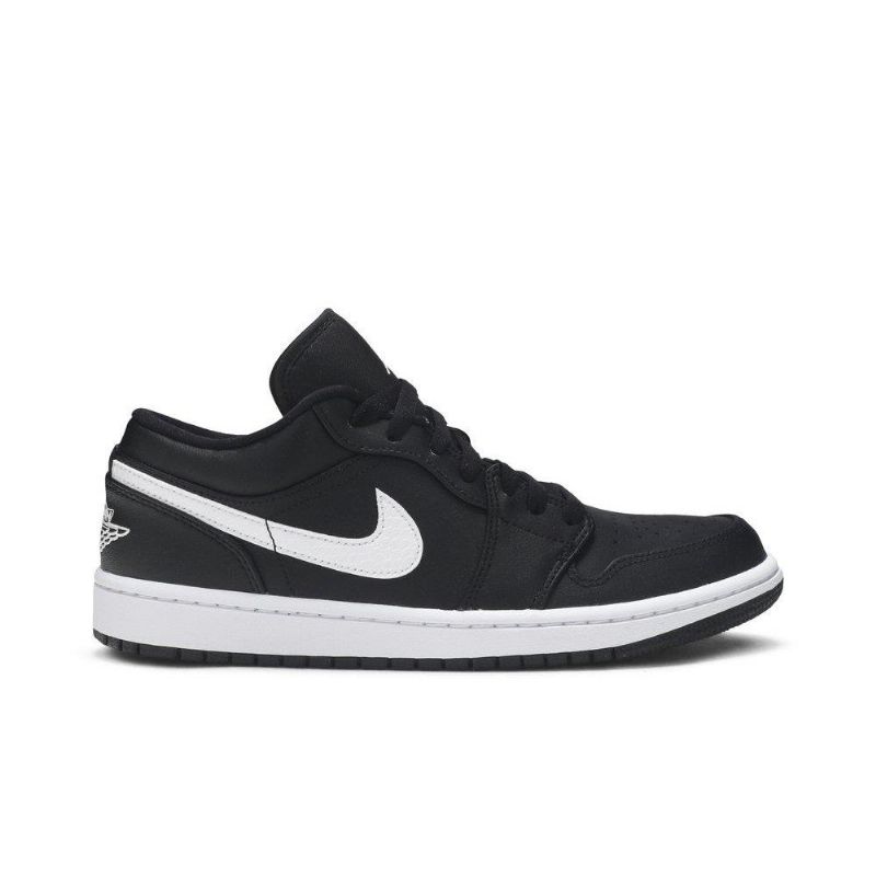 Air Jordan 1 Alacsony Fekete Fehér Női Cipő