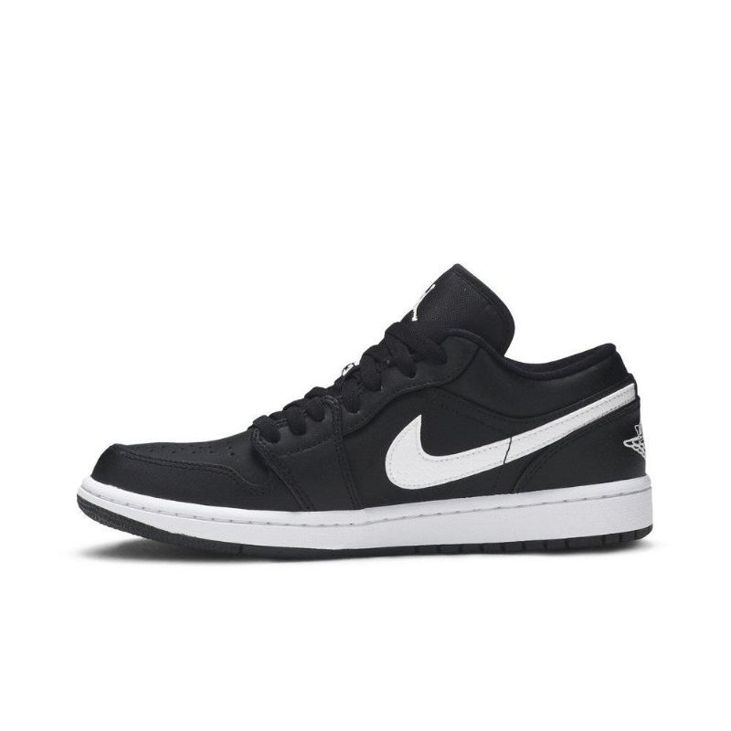 Air Jordan 1 Alacsony Fekete Fehér Női Cipő