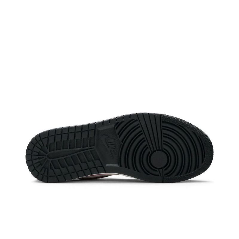 Air Jordan 1 Alacsony Fekete Fehér Rózsaszín Zöld Férfi Cipő