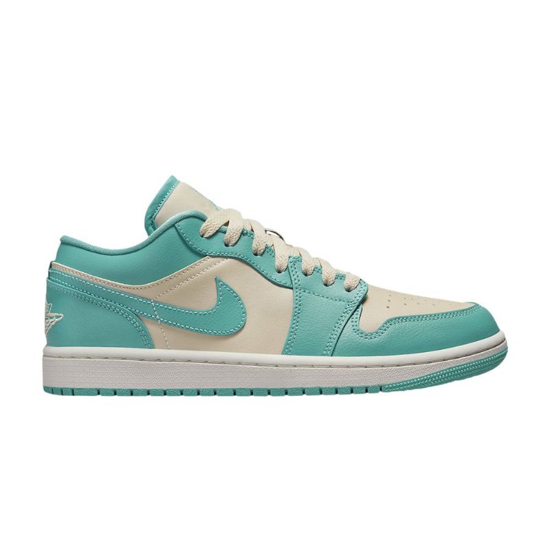 Air Jordan 1 Alacsony Kék Bézs Női Cipő