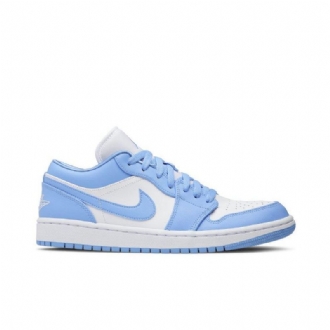 Air Jordan 1 Alacsony Kék Fehér Női Cipő