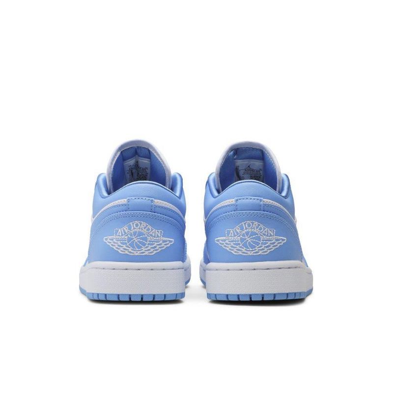 Air Jordan 1 Alacsony Kék Fehér Női Cipő