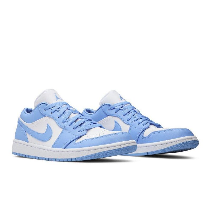Air Jordan 1 Alacsony Kék Fehér Női Cipő