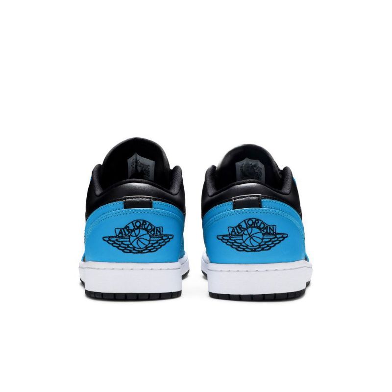 Air Jordan 1 Alacsony Kék Fekete Férfi Cipő