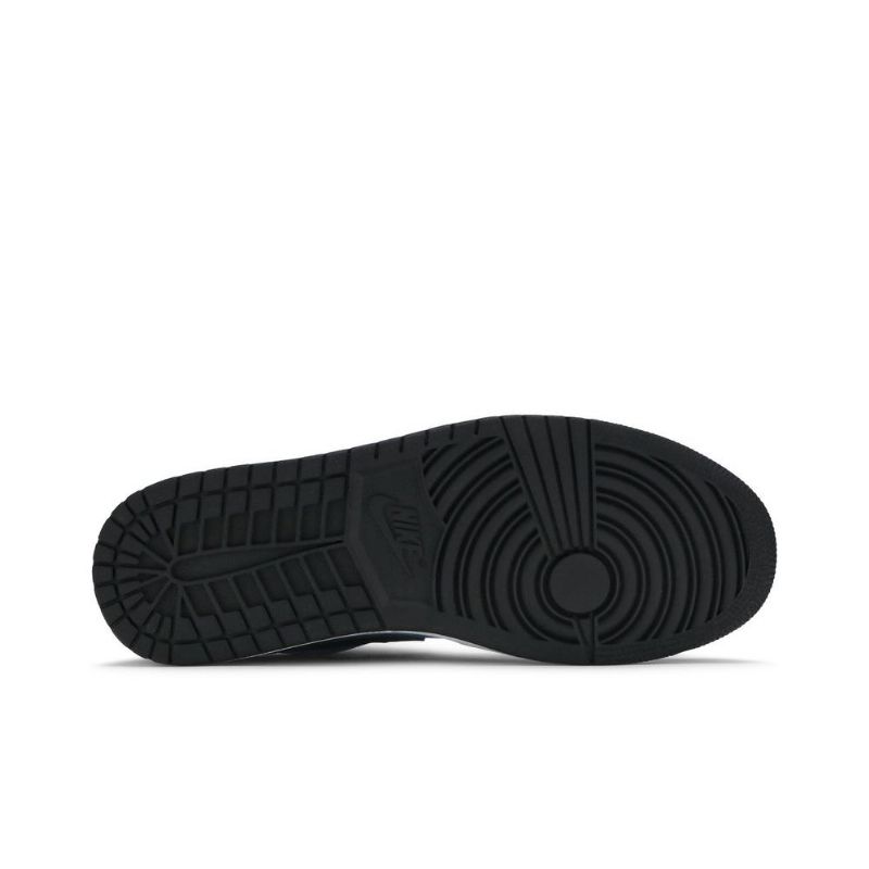 Air Jordan 1 Alacsony Kék Fekete Férfi Cipő
