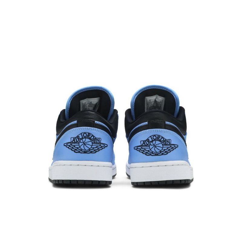 Air Jordan 1 Alacsony Kék Fekete Férfi Cipő