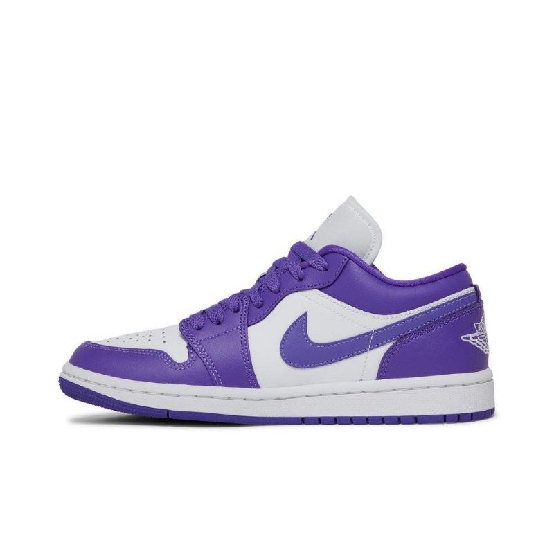 Air Jordan 1 Alacsony Lila Fehér Női Cipő