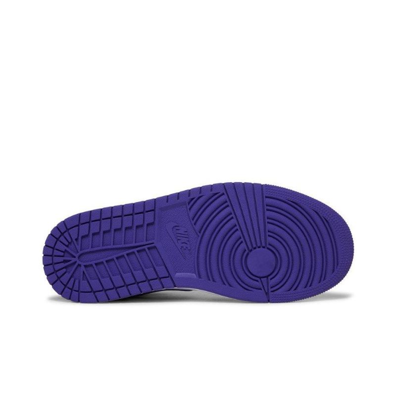 Air Jordan 1 Alacsony Lila Fehér Női Cipő
